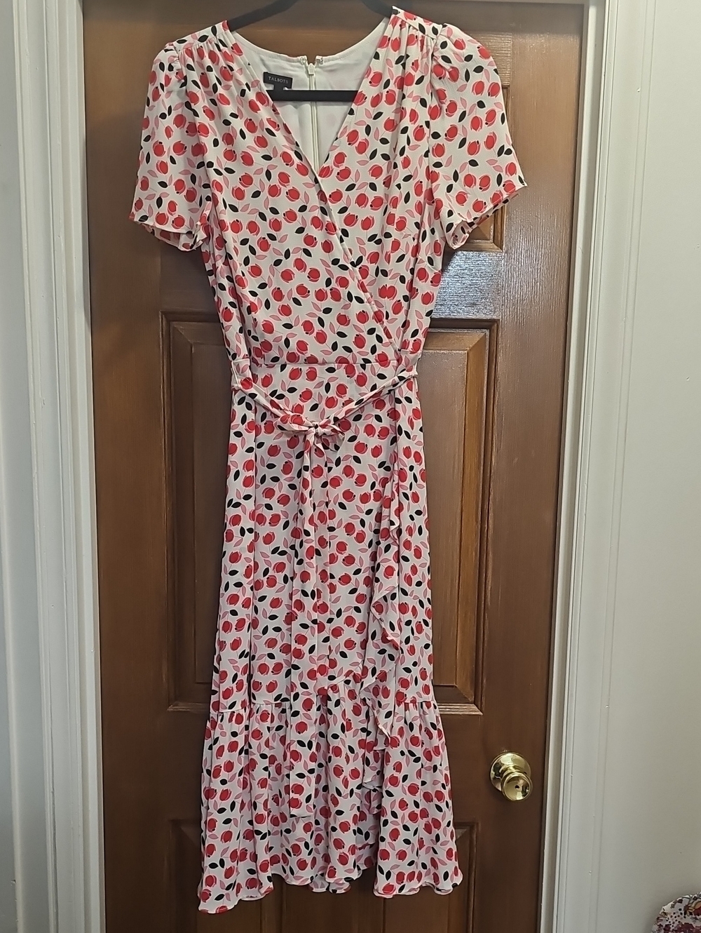 Talbots Cascade Wrap Dress - Floral